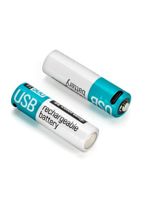 Акумулятор AA, 2220 mAh, ColorWay, 2 шт, 1.5V, Type-C (5V, 450 mA), Li-Pol (CW-UBAA-10)