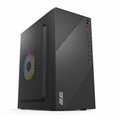 Корпус 2E TeamX (TMX04), Black, 400 Вт, Mini Tower, для Micro ATX / Mini ITX, 2xUSB 2.0, макс. CPU - 145 мм / VGA - 220 мм, 1x80 мм (2E-TMX04)
