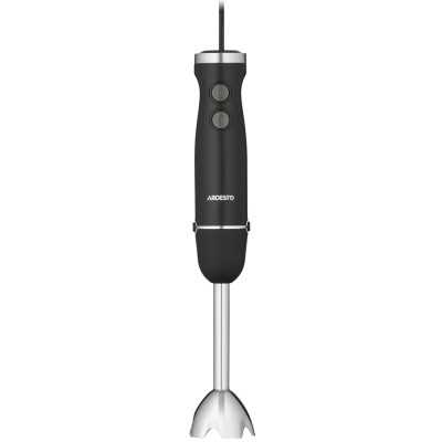 Блендер Ardesto HBG-600B, Black, 600W, занурювальний, 5 швидкостей, турборежим, 1 насадка
