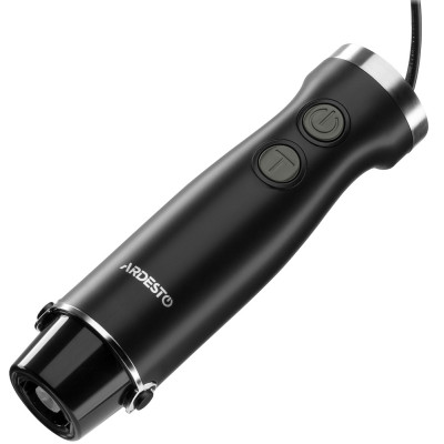 Блендер Ardesto HBG-600B, Black, 600W, понурювальний, 5 швидкостей, турборежим, 1 насадка