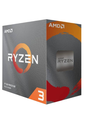 Процесор AMD (AM4) Ryzen 3 3100, Box, 4x3.6 GHz (Turbo Boost 3.9 GHz), L3 16Mb, Matisse, 7 nm, TDP 65 Вт, розблокований множник, кулер Wraith Stealth (100-100000284BOX)