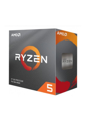 Процесор AMD (AM4) Ryzen 5 3500X, Box, 6x3.3 GHz (Turbo Boost 4.1 GHz), L3 32Mb, Matisse, 7 nm, TDP 65 Вт, розблокований множник, кулер Wraith Stealth (100-100000158BOX)
