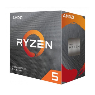 Процесор AMD (AM4) Ryzen 5 3500X, Box, 6x3.3 GHz (Turbo Boost 4.1 GHz), L3 32Mb, Matisse, 7 nm, TDP 65 Вт, розблокований множник, кулер Wraith Stealth (100-100000158BOX)