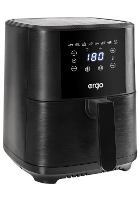 Мультипіч Ergo AF-2501, Black, 1500W, 4.8л, 8 програм, керування сенсорне, автовідключення, антипригарне покриття чаші