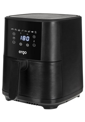 Мультипіч Ergo AF-2501, Black, 1500W, 4.8л, 8 програм, керування сенсорне, автовідключення, антипригарне покриття чаші