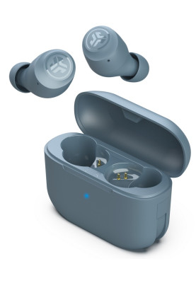 Навушники бездротові JLab Go Air Pop TWS, Slate, Bluetooth, мікрофон, акумулятор 100 mAh, IPX4 (IEUEBGAIRPOPRSLT124)
