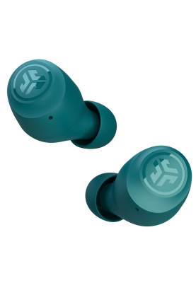Навушники бездротові JLab Go Air Pop TWS, Teal, Bluetooth, мікрофон, акумулятор 100 mAh, IPX4 (IEUEBGAIRPOPRTEL124)