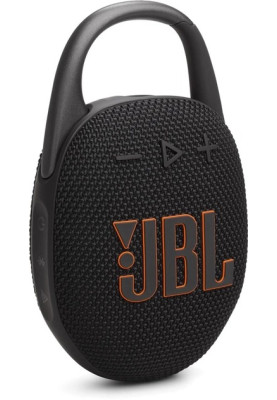 Колонка портативна 1.0 JBL Clip 5 Black, 7B, Bluetooth, живлення від акумулятора, IP67 водонепроникна