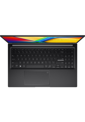 Ноутбук 15" Asus VivoBook 15X K3504VA-BQ311 (90NB10A1-M00BX0) Indie Black 15.6" FullHD 1920x1080 матовий, Intel Core i3-1315U 3.3-4.5GHz, RAM 8GB, SSD 512GB, Intel UHD Graphics, DOS