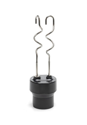 Блендер Eisen EBSS-155WS, Black, 1500W, занурювальний, 15 швидкостей з ступінчатим регулюванням, ТУРБО, мірна склянка 800мл, великий подрібнювач 1500мл, 2 диски для шинкування та терка, насадка-міксер, гаки для тіста, вінчик
