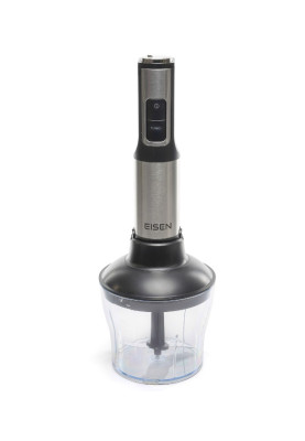 Блендер Eisen EBS-1500, Black, 1500W, занурювальний, 15 швидкостей з ступінчатим регулюванням, ТУРБО, мірна склянка 800мл, міні-подрібнювач 600мл, вінчик