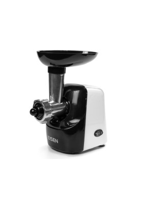 М'ясорубка Eisen EMG-061W, White, 1600W, продуктивність 2кг/хв, диски для подрібнення 5 мм/7 мм, насадка для ковбасок/«кеббе», завантажувальний лоток пластиковий