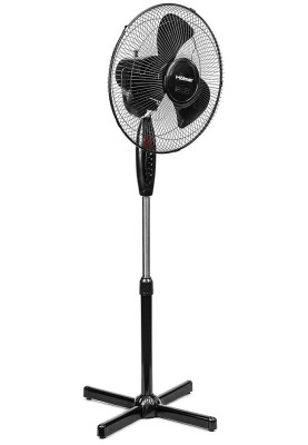 Вентилятор підлоговий Holmer HFS-1217-1B, Black, 35 Вт, 3 швидкості, автоповорот, 3 лопаті, діаметр 40 см, 1шт в коробці