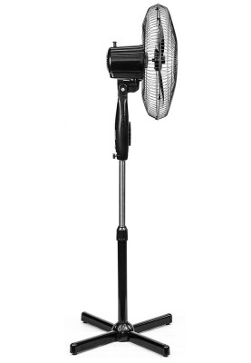 Вентилятор підлоговий Holmer HFS-1217-1B, Black, 35 Вт, 3 швидкості, автоповорот, 3 лопаті, діаметр 40 см, 1шт в коробці