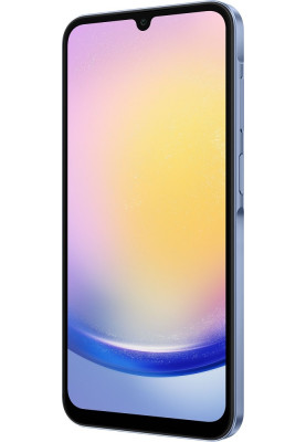 Смартфон Samsung Galaxy A25 5G (A256), Blue, 6.5" (2340x1080, 120 Гц, Super AMOLED), Exynos 1280 (8 ядер), Mali-G68 MP4, 6Gb, 128Gb, microSD, 50/8/2Mp + 13Mp, WiFi 5, Bluetooth 5.3, NFC, Type-C, 5000 mAh (25 Вт), Android 14 (SM-A256BZBDEUC)