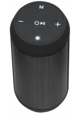 Колонка портативна 3.0 Esperanza EP133K Black, 2х3 Вт + 4 Вт, пластиковий корпус, FM-радіо, Bluetooth, MicroSD / USB, живлення від акумулятора, 1200мА*ч, керування сбоку
