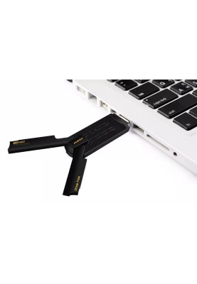 Мережевий адаптер USB 3.0 Fenvi FU-AXE5400, Black, WiFi 6E, до 2400 Мбіт/с, RTL8832CU, підставка з роз'ємом USB 3.0
