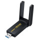 Мережевий адаптер USB 3.0 Fenvi FU-AX1800, Black, WiFi 6, до 1200 Мбіт/с, MT7921