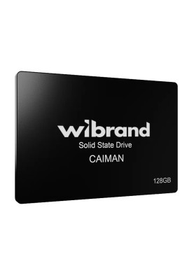 Твердотільний накопичувач 128Gb, Wibrand Caiman, SATA3, 2.5", 3D TLC, 550/460 MB/s, Bulk (WI2.5SSD/CA128GB)