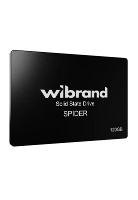 Твердотільний накопичувач 120Gb, Wibrand Spider, SATA3, 2.5", 3D TLC, 550/460 MB/s, Bulk (WI2.5SSD/SP120GB)