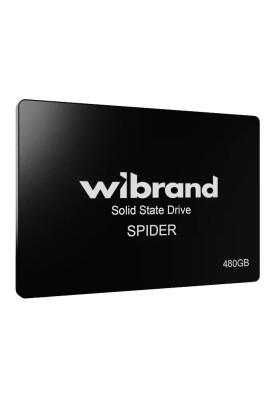 Твердотільний накопичувач SSD 480Gb, Wibrand Spider, SATA3, 2.5", 3D TLC, 550/460 МБ/с (WI2.5SSD/SP480GBST)