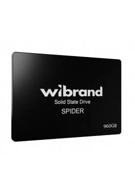 Твердотільний накопичувач SSD 960Gb, Wibrand Spider, SATA3, 2.5", 3D TLC, 550/460 МБ/с (WI2.5SSD/SP960GBST)