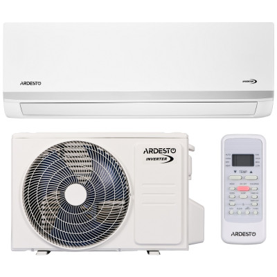 Кондиціонер Ardesto ACM-07INV-R32-WF-AG-S, White, спліт-система, компресор інверторний, площа приміщення 20 кв.м, Wi-Fi модуль, автоматичний, осушення, вентиляція, обігрів, охолодження, фреон R32, A++, до -15 °С