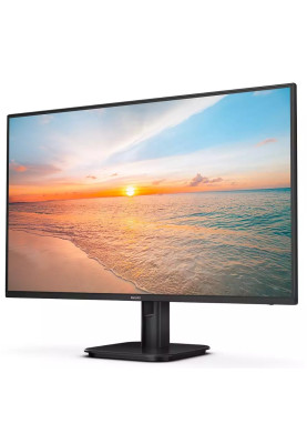 Монітор 27" Philips 27E1N1100A/00, Black, WLED, IPS, 1920x1080 (16:9), 4 мс, 100 Гц, 250 кд/м², 1300:1, 178°/178°, 2x2 Вт, VGA/HDMI, VESA 100x100 мм, FreeSync
