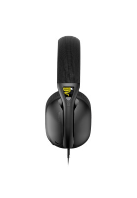 Навушники Hator Hyperpunk 2, Black, 3.5 мм, мікрофон, динаміки 50 мм з неодимовим магнітом, 64 Ом, 114 дБ, 1 м + 1.5 м (HTA-815)