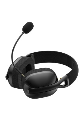 Навушники Hator Hyperpunk 2, Black, 3.5 мм, мікрофон, динаміки 50 мм з неодимовим магнітом, 64 Ом, 114 дБ, 1 м + 1.5 м (HTA-815)
