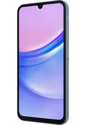 Смартфон Samsung Galaxy A15 Blue, 2 Nano-SIM, 6.5" (2340x1080, AMOLED), Mediatek Helio G99, 8GB, 256GB, microSD, 4G, WiFi, BT, NFC, Type-C, 5000 mAh, Android 14 (SM-A155FZBIEUC)