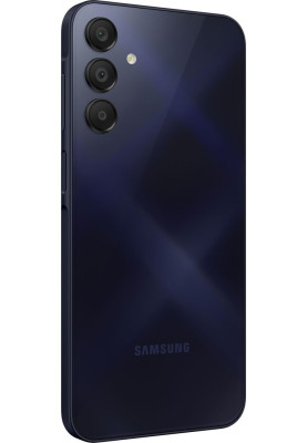 Смартфон Samsung Galaxy A15 Black, 2 Nano-SIM, 6.5" (2340x1080, AMOLED), Mediatek Helio G99, 8GB, 256GB, microSD, 4G, WiFi, BT, NFC, Type-C, 5000 mAh, Android 14 (SM-A155FZKIEUC)