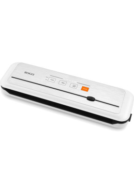 Вакуумний пакувальник Sogo SS-13030, White, сенсорне керування, функція запаювання та вакуумування, 4 режими, максимальна ширина рулонів і плівки 30см