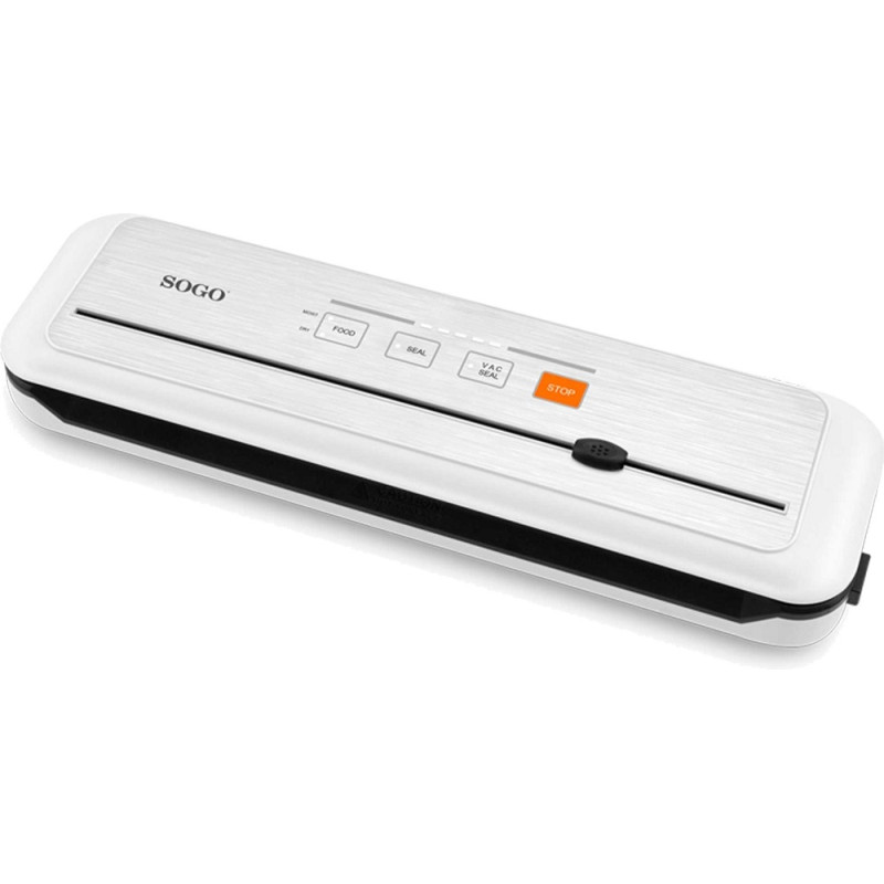 Вакуумний пакувальник Sogo SS-13030, White, сенсорне керування, функція запаювання та вакуумування, 4 режими, максимальна ширина рулонів і плівки 30см