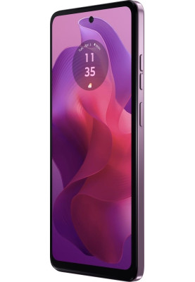 Смартфон Motorola G24, Pink Lavender, 4G, 2 NanoSIM, 6.56" (1612х720, IPS, 90 Гц), MediaTek Helio G85 (8 ядер), Mali-G52 MP2, 4Gb, 128Gb, NFC, WiFi 5, Bluetooth 5.0, 50Mp + 8Mp, Type-C, 5000 mAh (15 Вт), Android 14