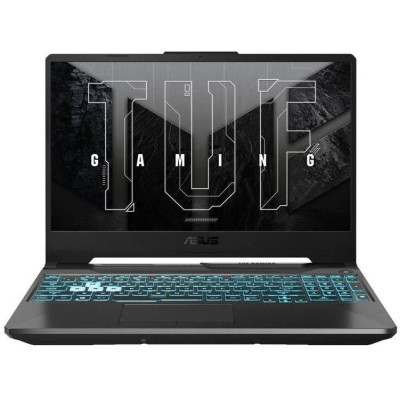 Ноутбук 15" Asus TUF Gaming A15 FA506NF-HN009 (90NR0JE7-M00310) Graphite Black 15.6" FullHD 1920x1080 IPS матовий 144Hz, AMD Ryzen 5 7535HS 3.3-4.55GHz, RAM 16GB, SSD 512GB, nVidia GeForce RTX 2050 4GB, DOS, підсвічування клавіатури