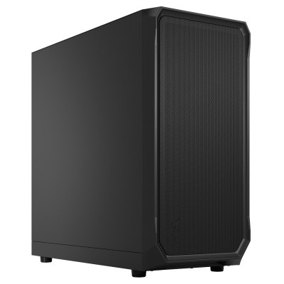 Корпус Fractal Design Focus 2, Black Solid, без БЖ, Mid Tower, для ATX / MicroATX / Mini-ITX, 2xUSB 3.0, макс. CPU - 170 мм / VGA - 405 мм, 2x140 мм (FD-C-FOC2A-07)