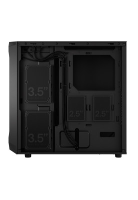 Корпус Fractal Design Focus 2, Black Solid, без БЖ, Mid Tower, для ATX / MicroATX / Mini-ITX, 2xUSB 3.0, макс. CPU - 170 мм / VGA - 405 мм, 2x140 мм (FD-C-FOC2A-07)