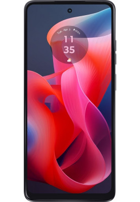 Смартфон Motorola G24, Matte Charcoal, 4G, 2 NanoSIM, 6.56" (1612х720, IPS, 90 Гц), MediaTek Helio G85 (8 ядер), Mali-G52 MP2, 4Gb, 128Gb, NFC, WiFi 5, Bluetooth 5.0, 50Mp + 8Mp, Type-C, 5000 mAh (15 Вт), Android 14