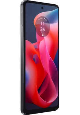Смартфон Motorola G24, Matte Charcoal, 4G, 2 NanoSIM, 6.56" (1612х720, IPS, 90 Гц), MediaTek Helio G85 (8 ядер), Mali-G52 MP2, 4Gb, 128Gb, NFC, WiFi 5, Bluetooth 5.0, 50Mp + 8Mp, Type-C, 5000 mAh (15 Вт), Android 14