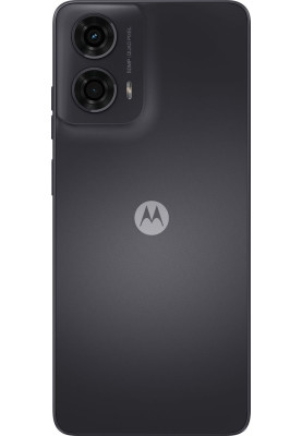 Смартфон Motorola G24, Matte Charcoal, 4G, 2 NanoSIM, 6.56" (1612х720, IPS, 90 Гц), MediaTek Helio G85 (8 ядер), Mali-G52 MP2, 4Gb, 128Gb, NFC, WiFi 5, Bluetooth 5.0, 50Mp + 8Mp, Type-C, 5000 mAh (15 Вт), Android 14
