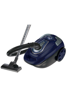 Пилосос Castle CW-101B, Blue, 2000W, мішок, сухе прибирання, пилозбірник 3л, регулювання потужності на корпусі, 2-позиційна насадка, насадки для меблів та кутків