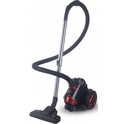 Пилосос Brock BVC 8055 RD, Red, 800W, контейнер, об'єм пилозбірника 2л, універсальна щітка підлога/килим; 2в1 для м'яких меблів і щілинна, HEPA-фільтр, регулювання потужності на корпусі