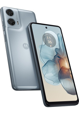 Смартфон Motorola G24 Power, Glacier Blue, 4G, 2 NanoSIM, 6.56" (1612х720, IPS, 90 Гц), MediaTek Helio G85 (8 ядер), Mali-G52 MP2, 8Gb, 256Gb, NFC, WiFi 5, Bluetooth 5.0, 50/2Mp + 8Mp, Type-C, 6000 mAh (30 Вт), Android 14