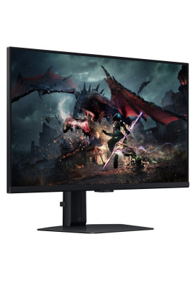 Монітор 27" Samsung Odyssey G50D, Black, IPS, 2560x1440 (16:9), 1 мс, 180 Гц, 350 кд/м², 1000:1, 178°/178°, HDMI/DP, VESA 100x100 мм, FreeSync (LS27DG500EIXCI)
