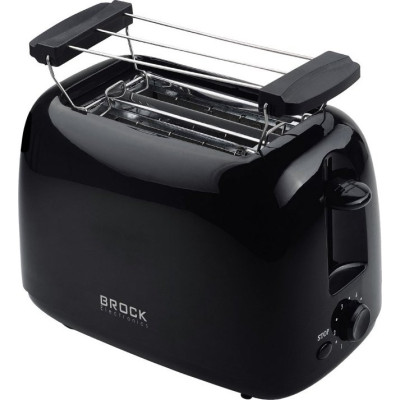 Тостер Brock BT 1009 BK, Black, 750W, 2 тости, 2 відділення, 6 режимів підсмажування, пластиковий корпус