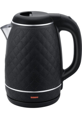 Електрочайник Brock WK 5519 BK, Black, 1500W, 1.8л, дисковий, індикатор рівня води, подвійна стінка