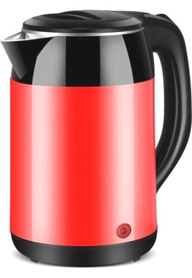 Електрочайник Brock WK 5522 RD, Black/Red, 1500W, 1.8л, дисковий, індикатор рівня води, подвійна стінка