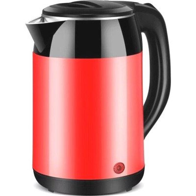 Електрочайник Brock WK 5522 RD, Black/Red, 1500W, 1.8л, дисковий, індикатор рівня води, подвійна стінка