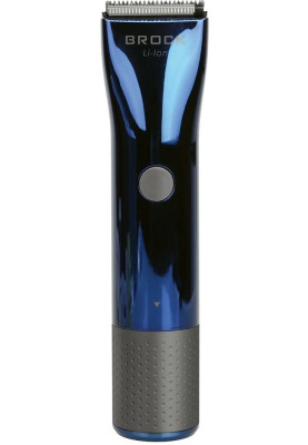 Машинка для стрижки Brock BHC 3001, Blue, 3W, живлення: акумулятор, 2 насадки 1-15,5мм та 16-30,5мм, час роботи до 60хв, IPX6